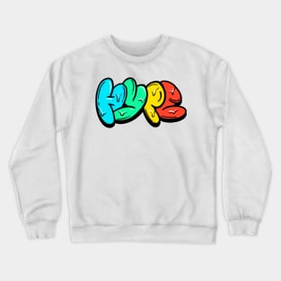 Melting Hype Y2K design Crewneck Sweatshirt